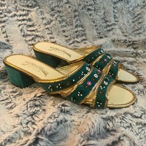 Vintage Beaded Sandals
